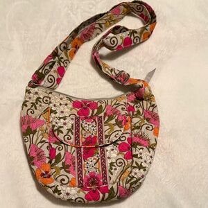 Vera Bradley Floral Adjustable Strap Shoulder Bag